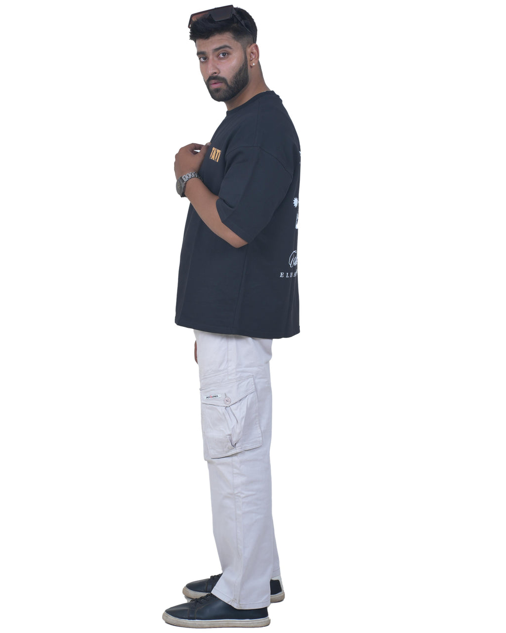 Black Western Legacy Oversized Tee