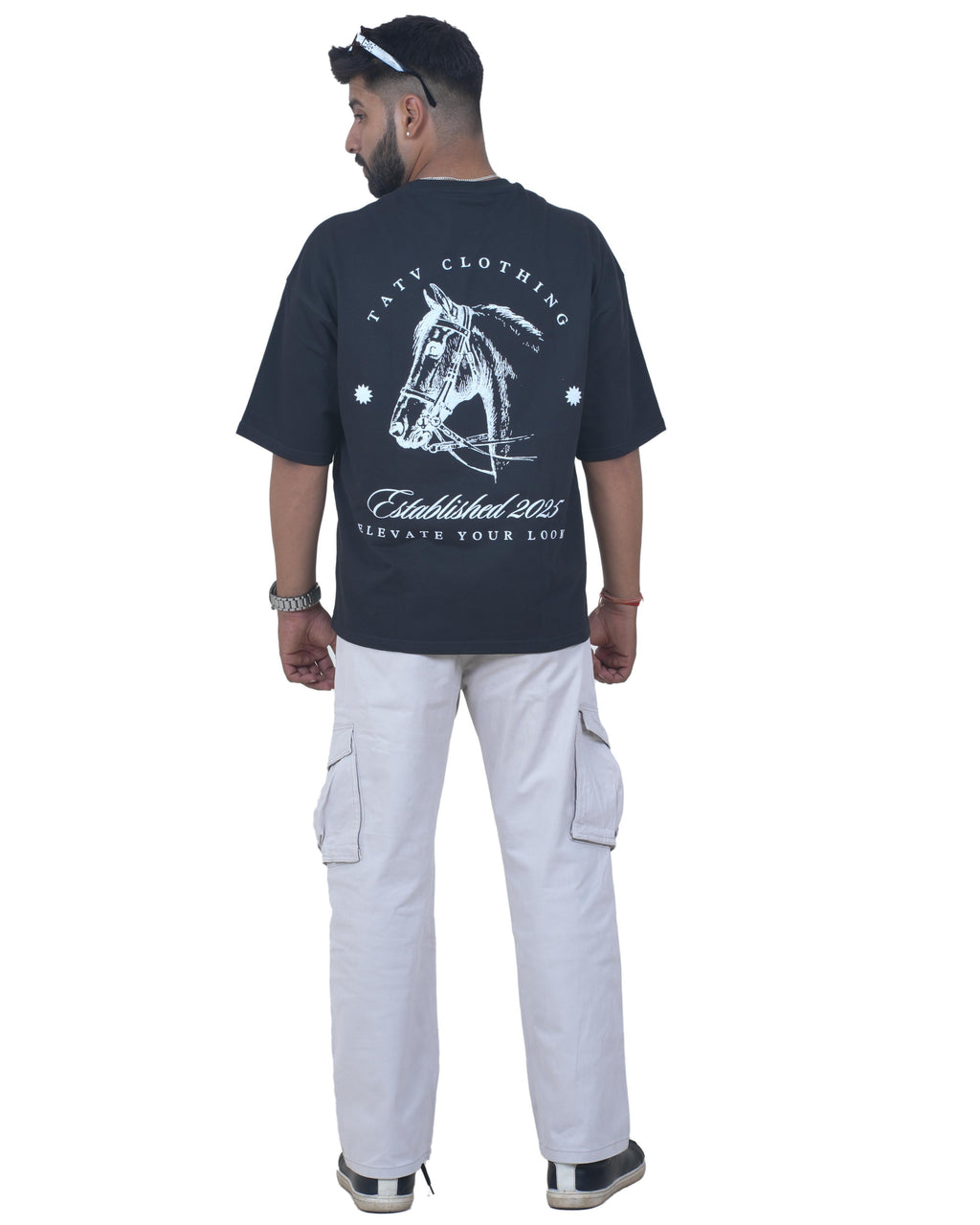 Black Western Legacy Oversized Tee