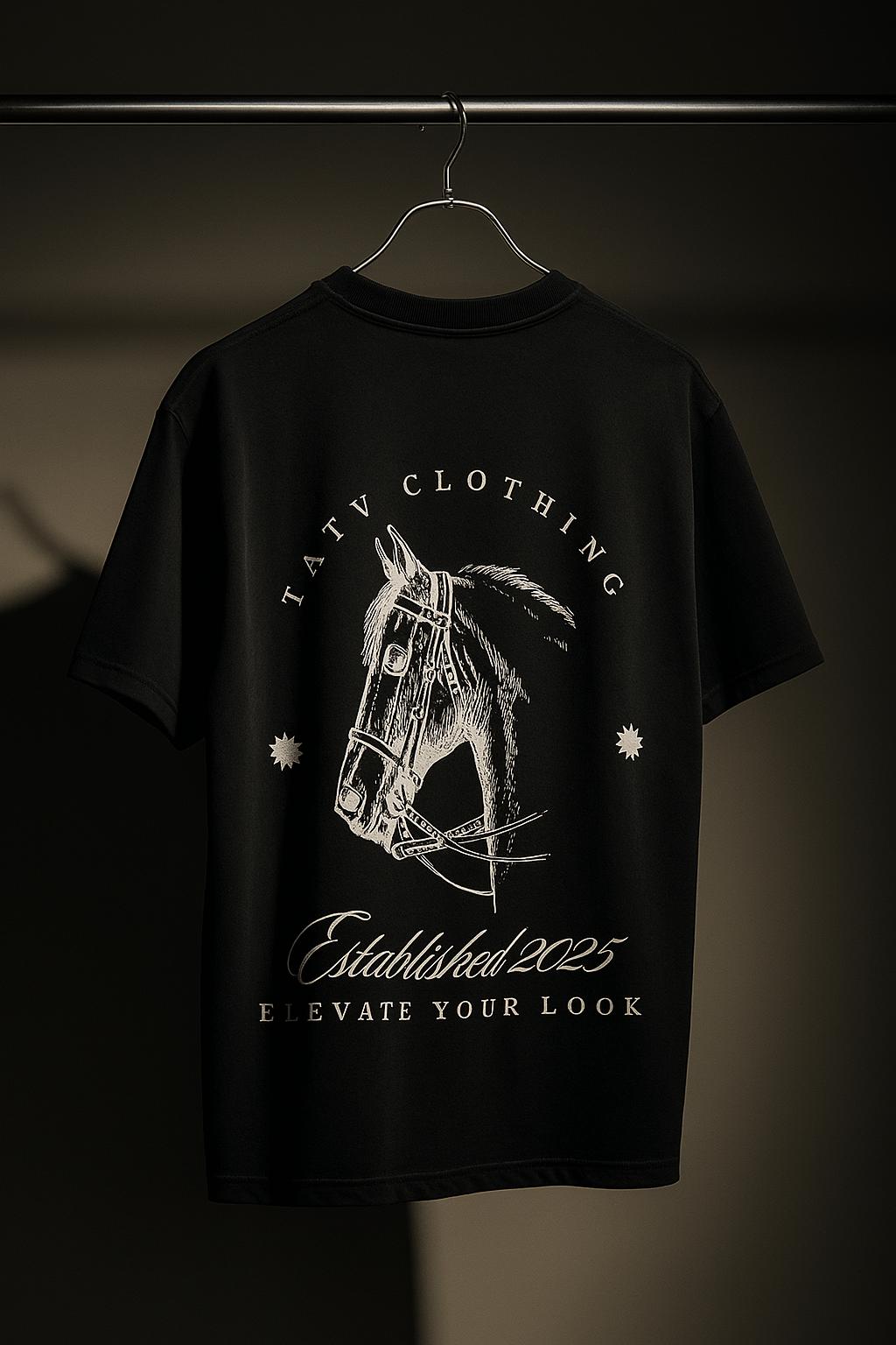 Black Western Legacy Oversized Tee