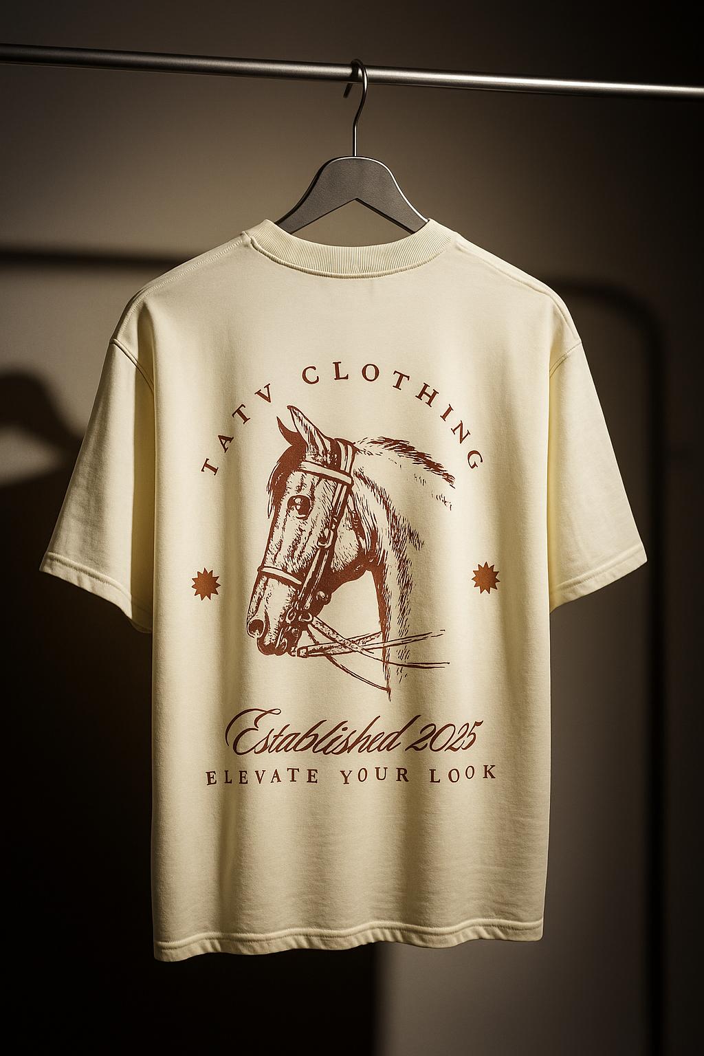 Brown Western Legacy Oversized Tee